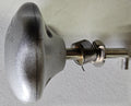 Door knob, softmount, flowered, complete. (BCP00278)